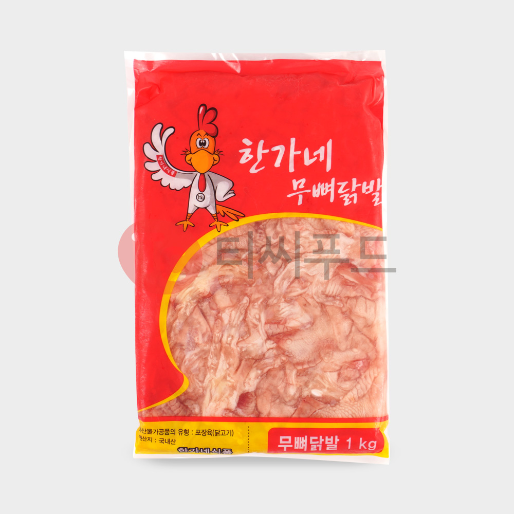 국내산 무뼈닭발 1kg : 티씨푸드