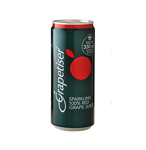 Grapetiser Sparkling Fruit Juice - Red Grape (12 x 330ml) Grapetiser 스파클링 과일 주스-적 포도 (12 x : 해외직구 글로마켓 B