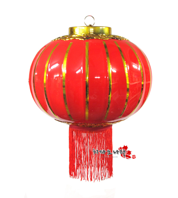 플라스틱 홍등 (30cm) 중식당 중국 집 인테리어 장식등 : 치파오나라