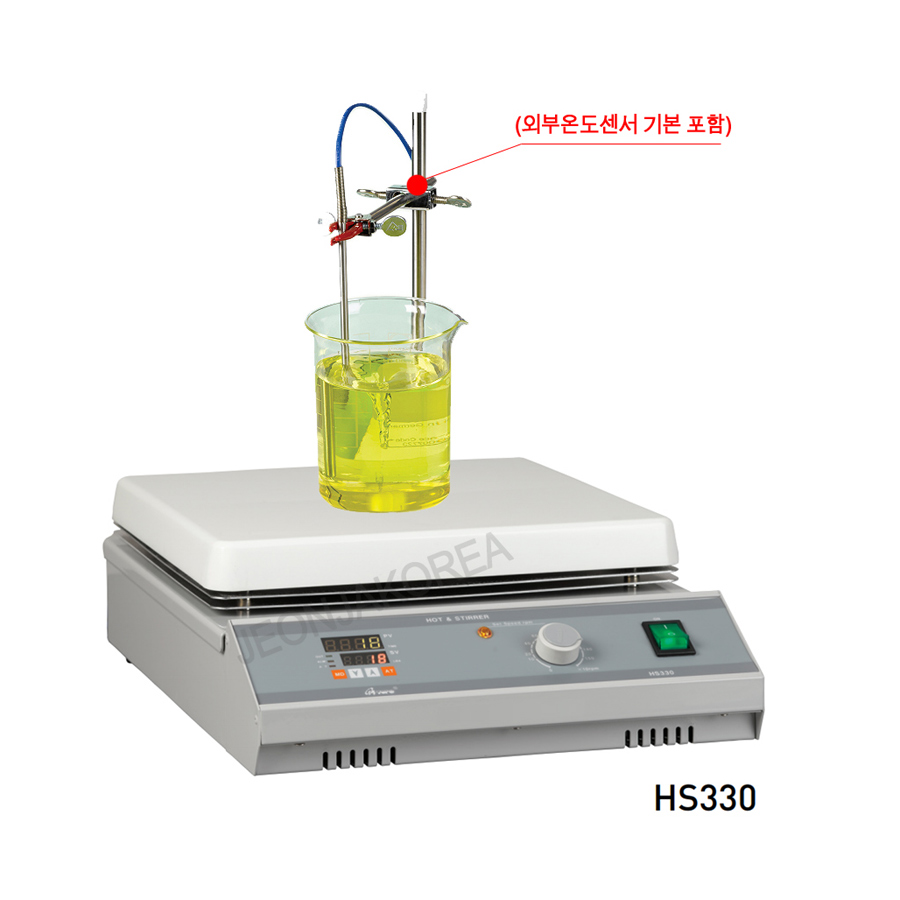 미성 핫플레이트 HS330+온도계 비이커 가열교반기 Hot plates / stirrers : 한양유통