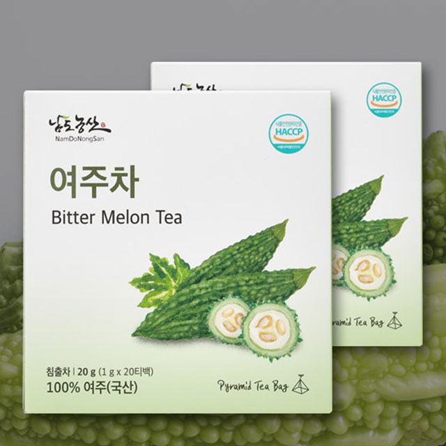 남도농산 국내산 여주차 x 2박스 (총 40티백) 여주물 혈당관리 여주음료 : 두루리 마켓