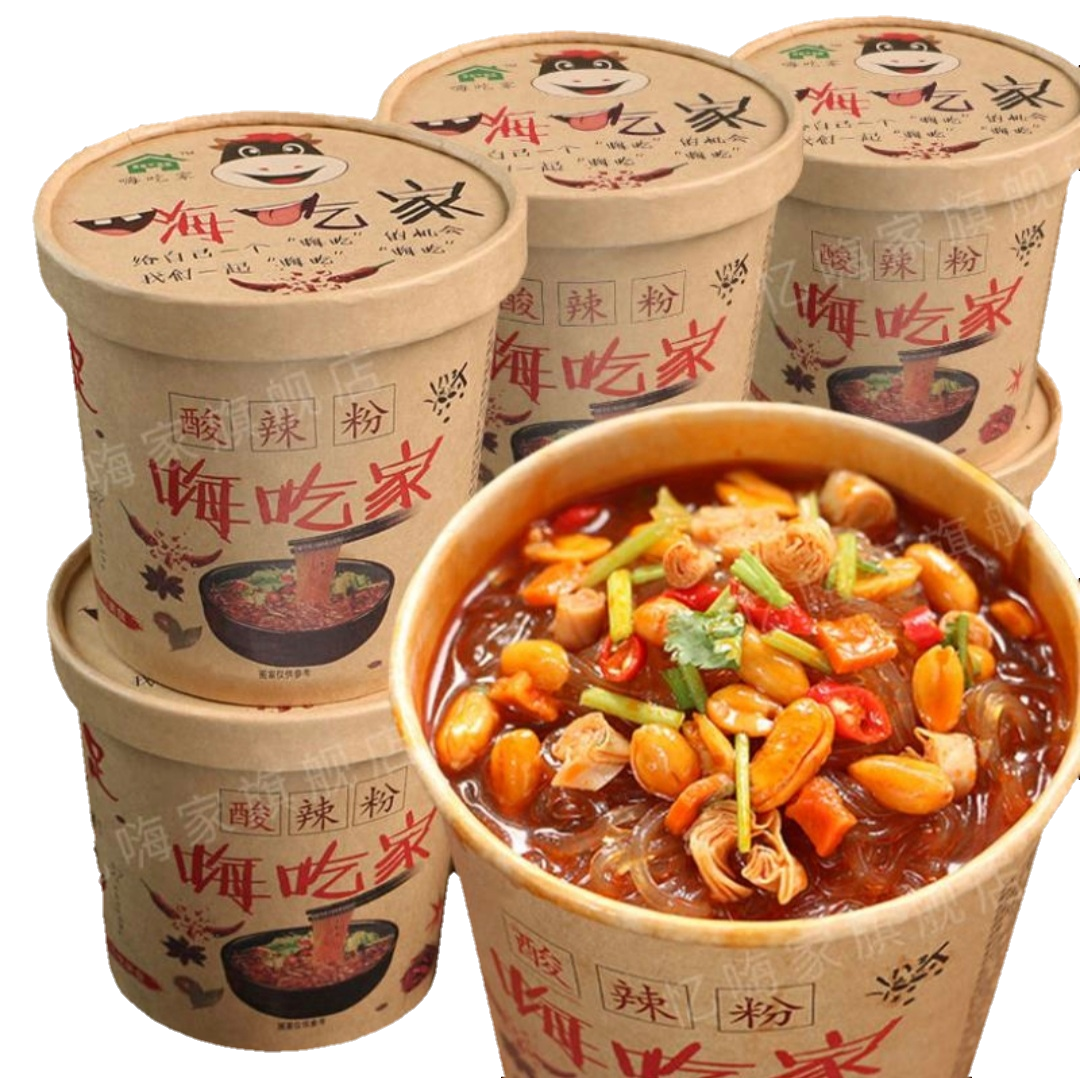 하이츠지아 솬라펀 쏸라펀 중국 마라 당면 컵라면 135g : 차이홍푸드