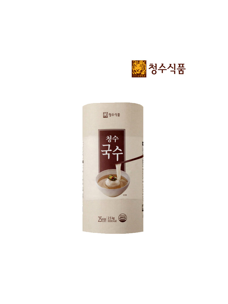 청수 두루마리국수 2.5KG / 25인분 잔치 멸치 비빔국수 : Lifeitem