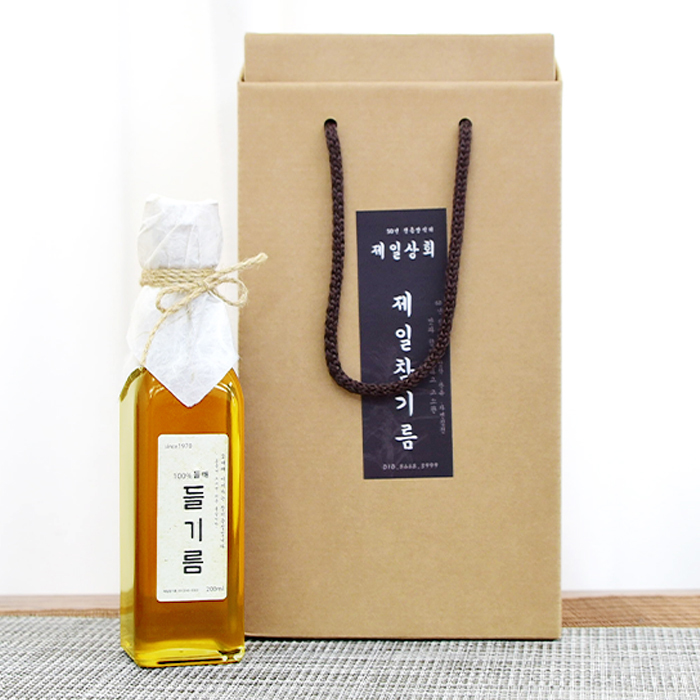 제일상회 중국산 들기름+들기름 세트 200ml : 제일상회-자갈치시장