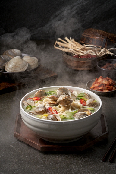 조조칼국수 캠핑음식 밀키트 해물 동죽 요리 2-3인분 : 조조칼국수