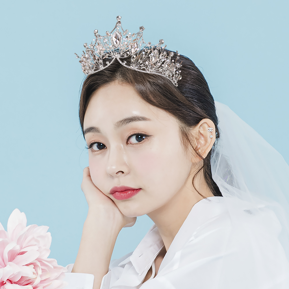 티아라 셀프 웨딩 액세서리 브라이덜샤워 헤어장식 : 비바핼스케어센타