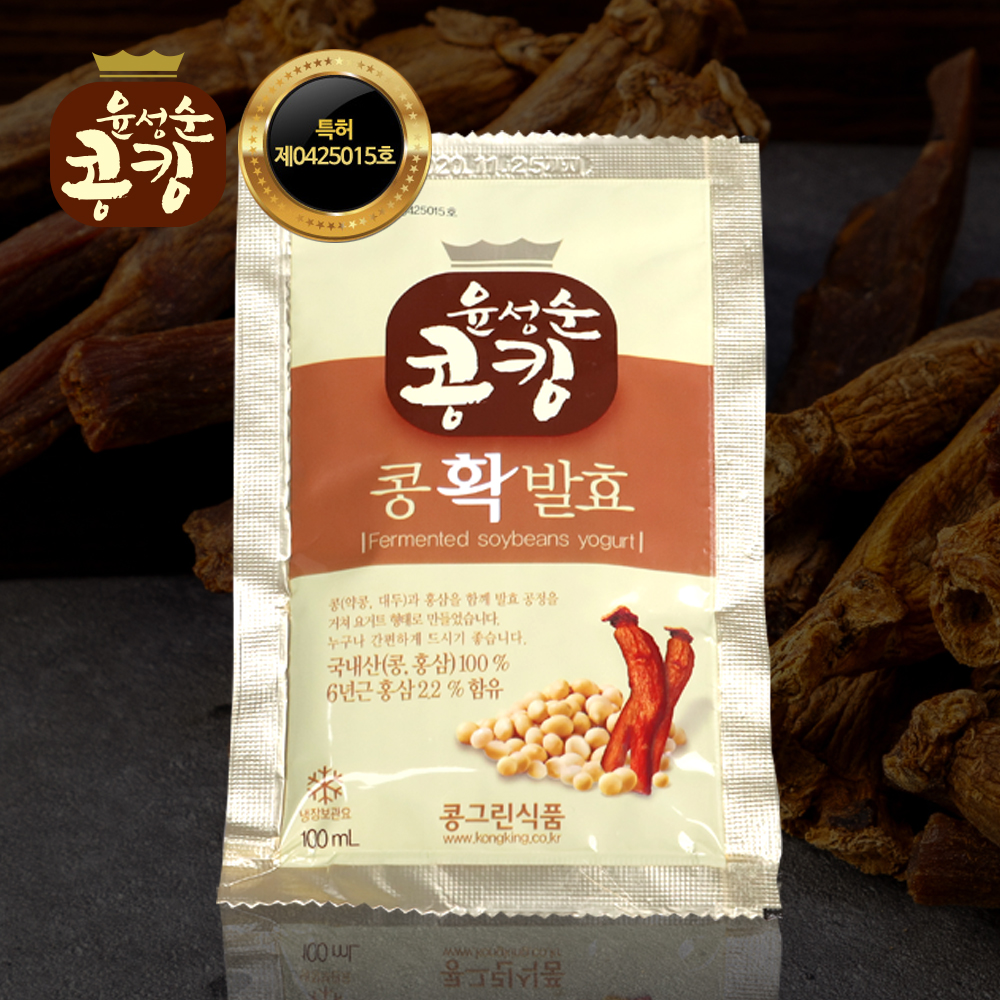 [콩그린식품] 윤성순콩킹 콩확발효100ml 콩발효음료 : 콩그린식품-윤성순콩킹
