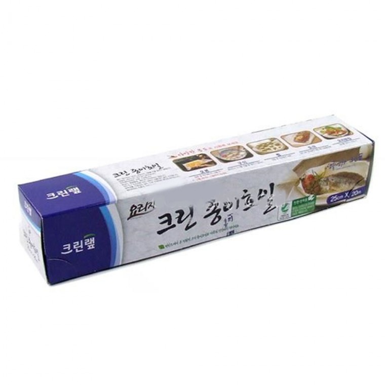 크린 구이 호일 생선 만두 빵 고기 종이호일 25cmX20m : 고루존