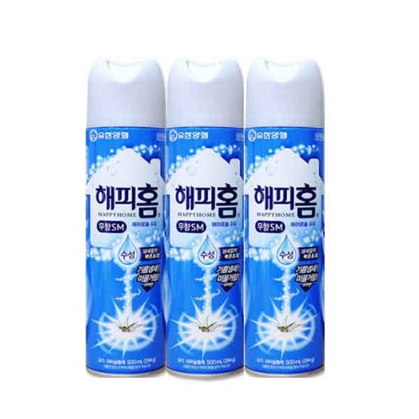 지에스캠 유한양행 해피홈 에어로솔 무향 500mlx3개 : YPKOREA