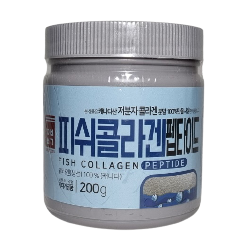 웰빙백과 피쉬콜라겐 펩타이드 200g 가족 건강 식품 가공품 : 프롬로이