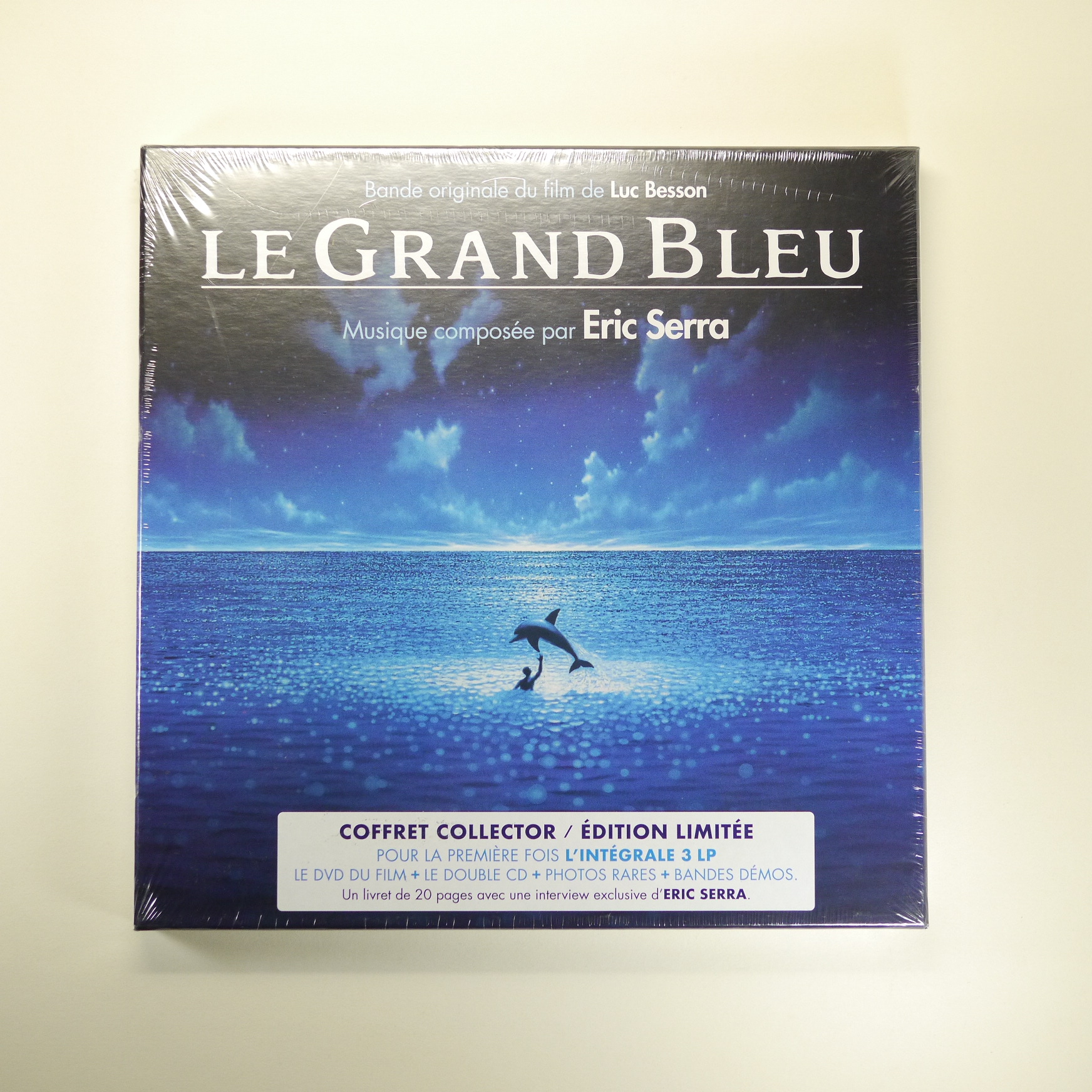 [LP] Le Grand Bleu(The Big Blue, 그랑블루) 한정판 LP 박스셋 [수입반, 아웃박스, 부클릿, 2CD+1DVD, 컬러3LP] 새제품 : 기쁨팜