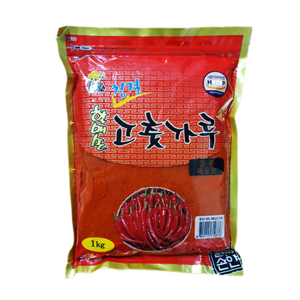 할매손 청결 고춧가루 1KG 김치용 한식 : MARKET SENSE