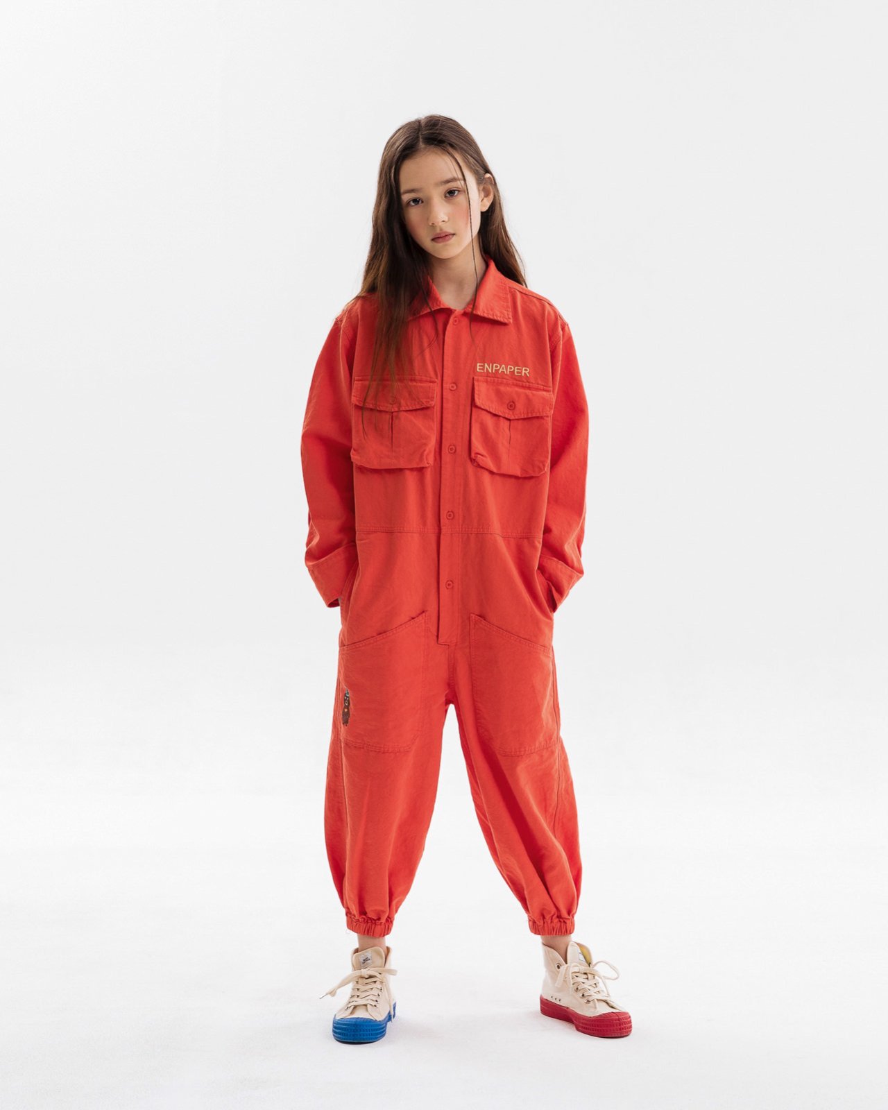 (당일발송) SALE 엔페이퍼 점프수트 2호 (반품,교환X) : 우루루키즈
