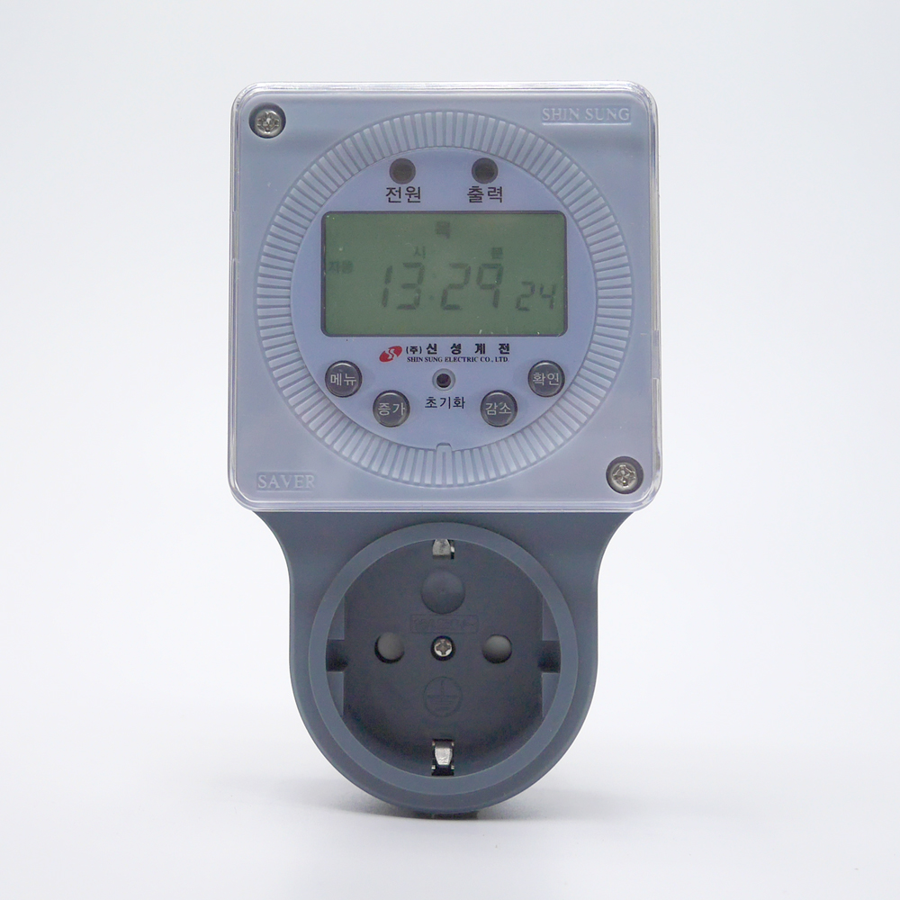 타이머콘센트 타임스위치 콘센트타이머 전기 전원 자동 timer/기계식 소형 SST-800 : 타이머