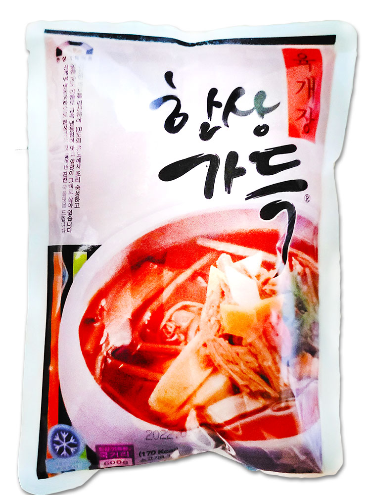 한상가득식품 육개장 600g 25개입/box : 지원푸드몰 식자재유통전문