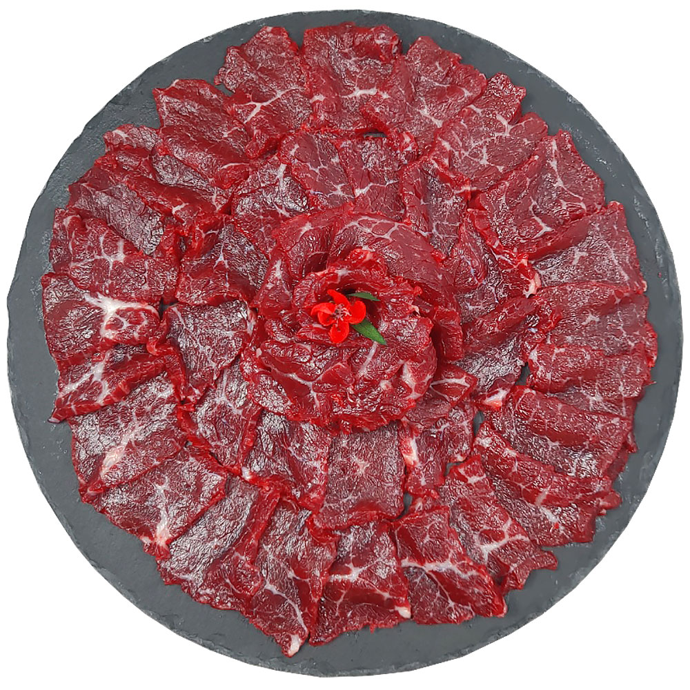 한우 육사시미(생고기뭉티기) 250g3개+소스3개 당일 : 주식회사두드림