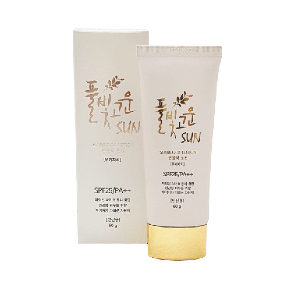 두레생협 풀빛고운 썬 크림 (60g) 선 블럭 로션 : 우브마켓