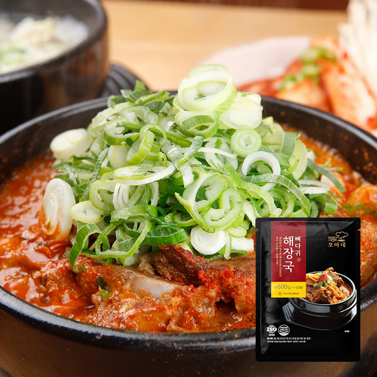 600g 5팩+무료배송 육개장 갈비탕 내장탕 뼈해장국 사골우거지탕 : 청년맛집