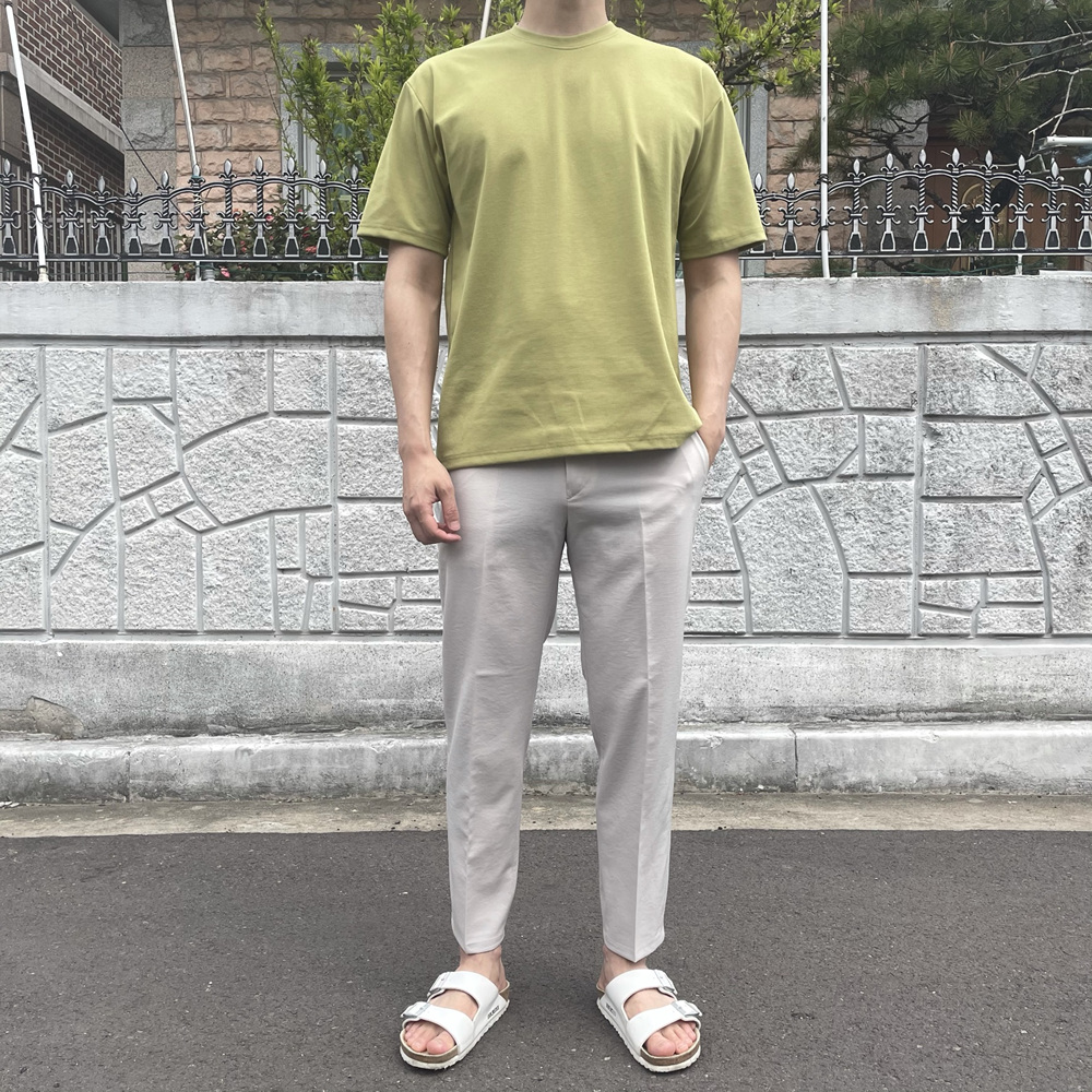 10수 반팔티 두꺼운 흰티 어깨넓어보이는 오버핏 : 놈181