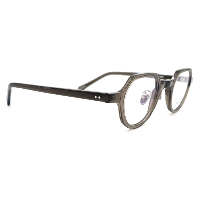 [Viewmall/뷰몰] GNGREYEWEAR LOVERBOLD GRAY 진저아이웨어 러버볼드 다각형 뿔테 남자 여자 볼드한 안경테 가벼운 데일리 패션... 