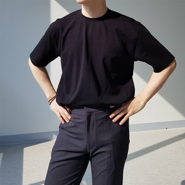 남자 오엔 라운드 반팔티 (15color) : 제이바운드샵