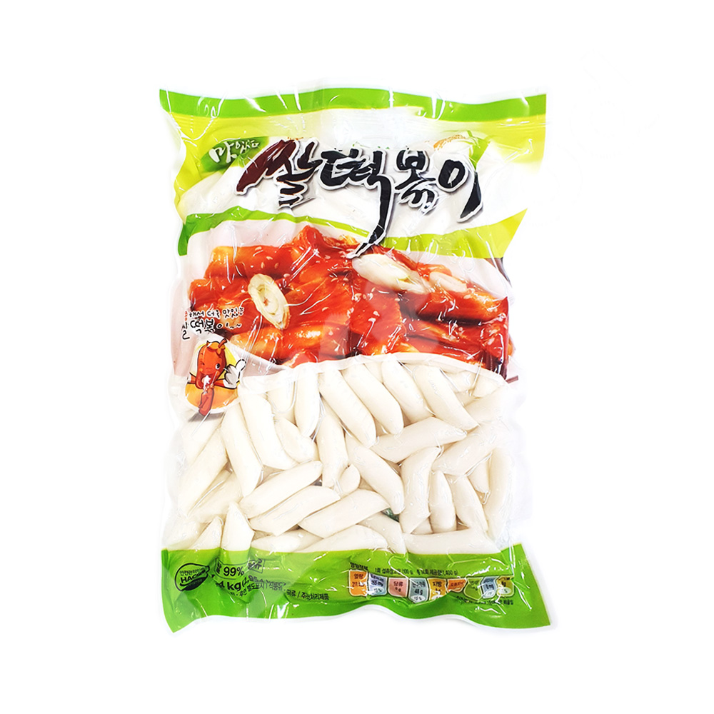 대진농산 떡볶이떡 쌀떡볶이 1.4kg 한입 쌀중 쌀떡 진공 떡볶이떡 : 예또몰
