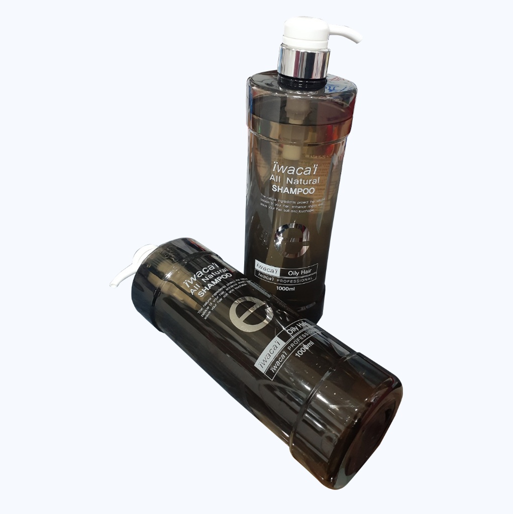 이와사이 지성용 샴푸 1000ml 무실리콘 미용실샴푸+복구전용 트리트먼트 50ml : 뷰티솔솔