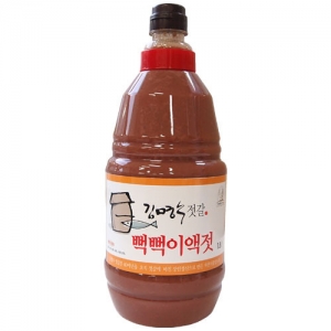 젓갈장인 유명식품업체납품 김명수젓갈 멸치액젓 뻑뻑이액젓 900ml 1800ml : 월드트레비즈