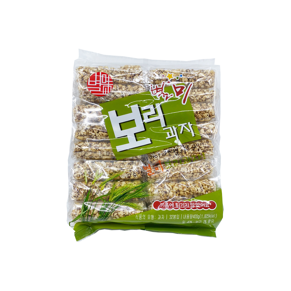 보리과자 쌀과자 400g 1봉(32개입)2종 : 민이네점빵