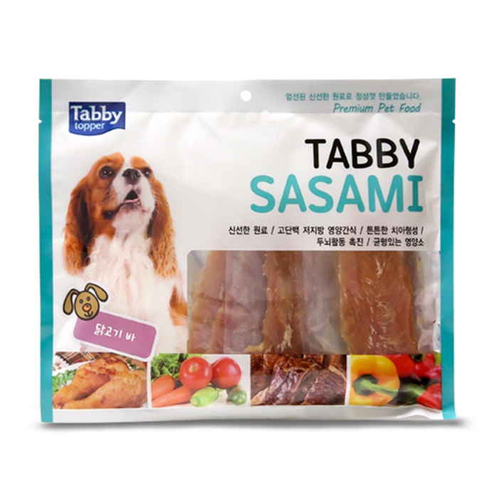 테비토퍼 사사미 300g 닭고기 바 강아지간식 : 우다다냥이