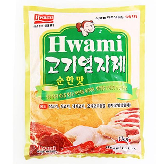 화미 닭염지제 치킨염지제 닭고기 돼지고기 오리고기 육류 밑간 마리네이드 순한맛 1KG : 아이레벨101