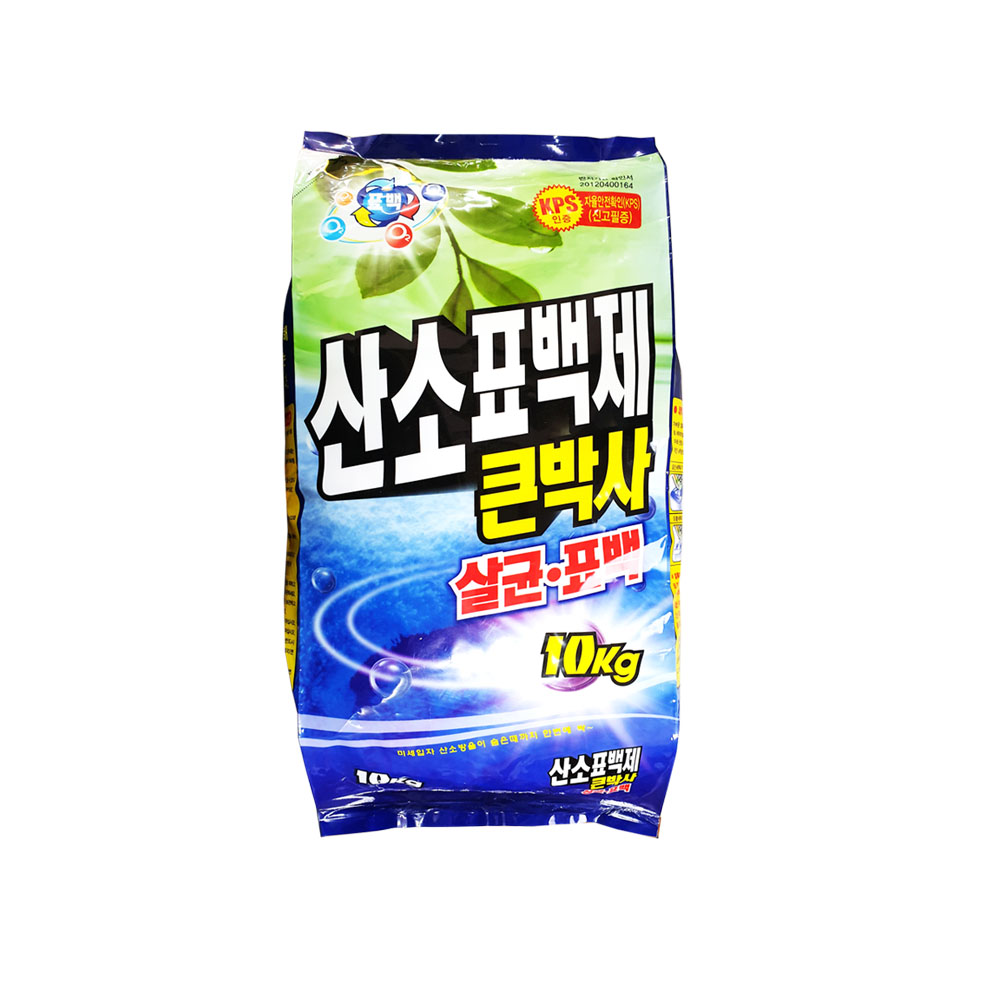 세탁세제 표백세탁 찬물용해 큰박사 산소방울 표백제 10kg 1포 : 비품이조은