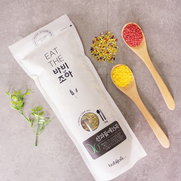 바비조아 산과들에 15곡 1kg - 15가지 영양 혼합곡 해썹 : 색다른 쌀 - 바비조아