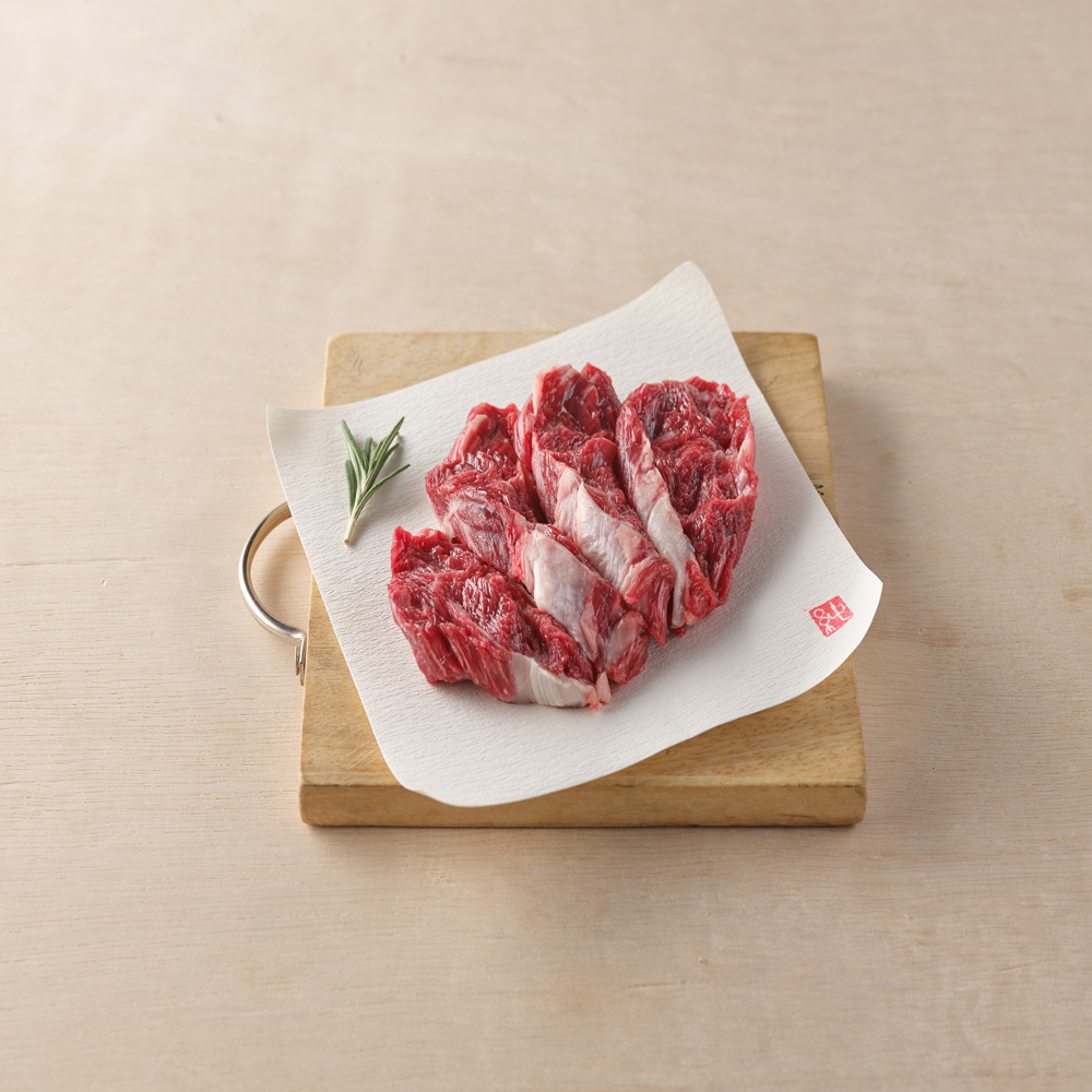 순우리한우 제비추리/토시살 200g 1++ 소포장 구이용 : 마켓경기