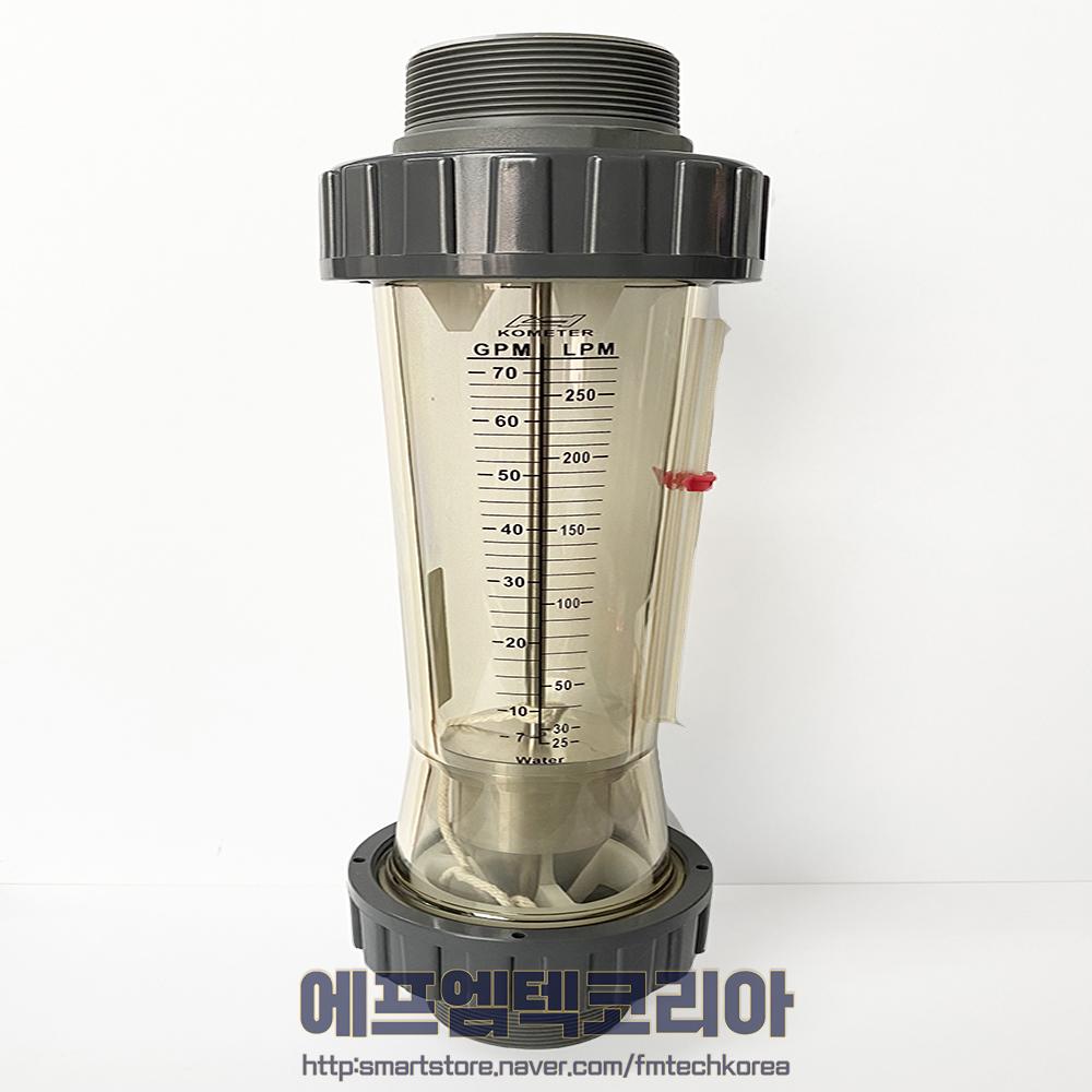 PA-90-10 한국유량계공업 판넬유량계 아크릴유량계 면적유량계 : 에프엠텍코리아