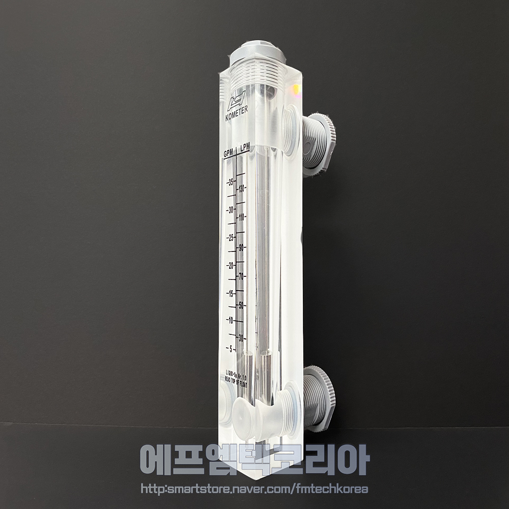 PA-80-7 한국유량계공업 판넬유량계 아크릴유량계 면적유량계 : 에프엠텍코리아