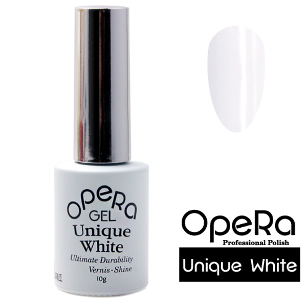 OpeRa Gel Polish 오페라 유니크 화이트젤(시험용) : 셀프네일아트