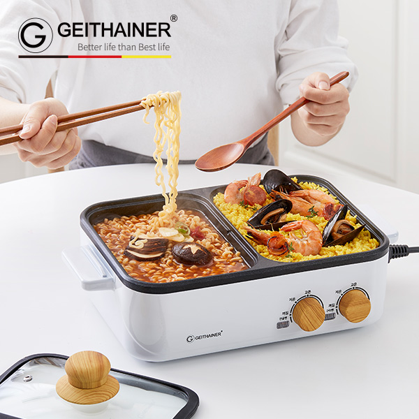 가이타이너 에센 멀티 미니 전기그릴 GTKDG-1000 고기굽는 기계 : 가이타이너