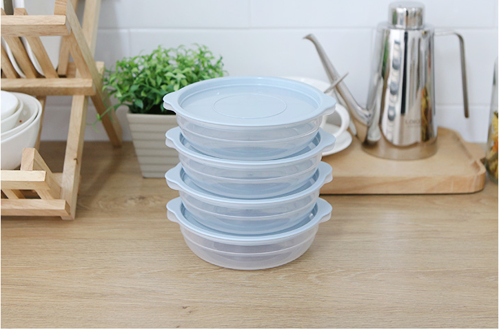 스카이블루 모던쿡 전자렌지용 밀폐용기 450ml 4종 세트 냉동밥 밑반찬 보관용기 반찬통 : ANDMORE