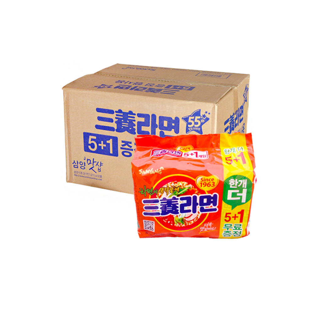 삼양라면120g x 48봉 (6입 멀티팩) : 이원마트