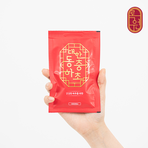 대한동충하초 100% 국내산 동충하초 (80ml x 30포) : 농업회사법인 주식회사 록원