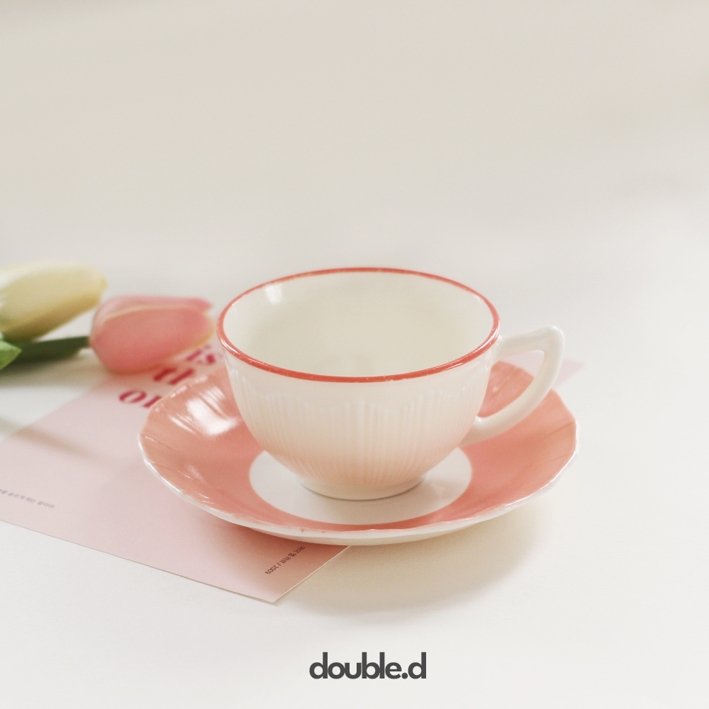 [더블디] 맥베스에반스 보르데뜨 컵 앤 소서/디저트 플레이트, 커피잔 세트/빈티지 접시 : 더블디 리빙