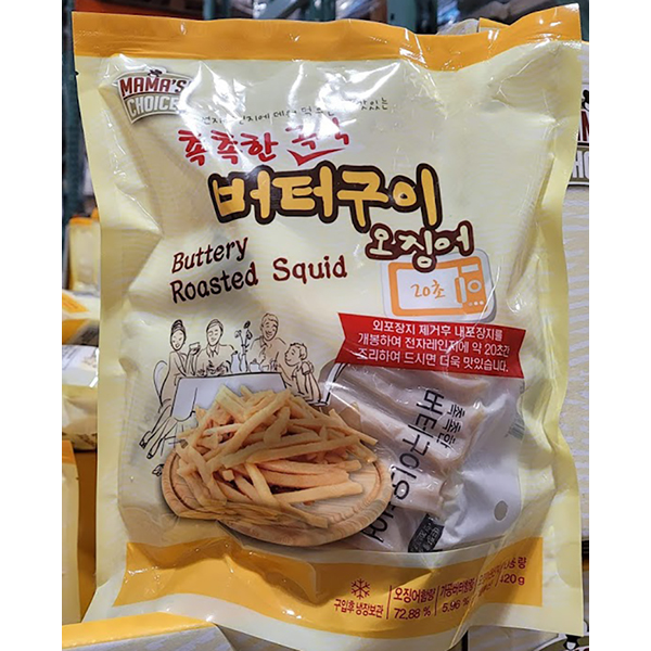Mamas Choice 촉촉한 즉석 버터구이 오징어 420g(70gx6개입) : jini market
