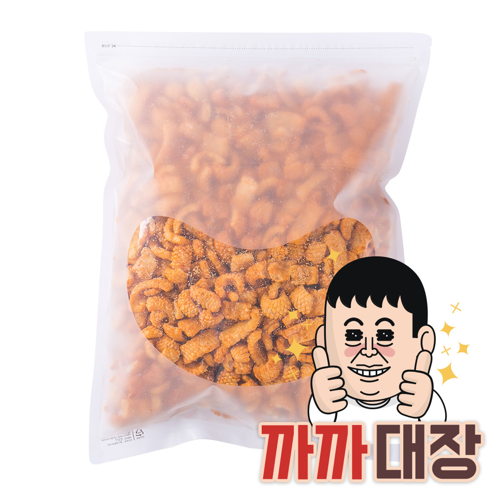 오징어맛칩 700g 대용량 옛날 주전부리 과자 스낵 군것질 문방구간식 브이콘 난나나콘 : 까까대장