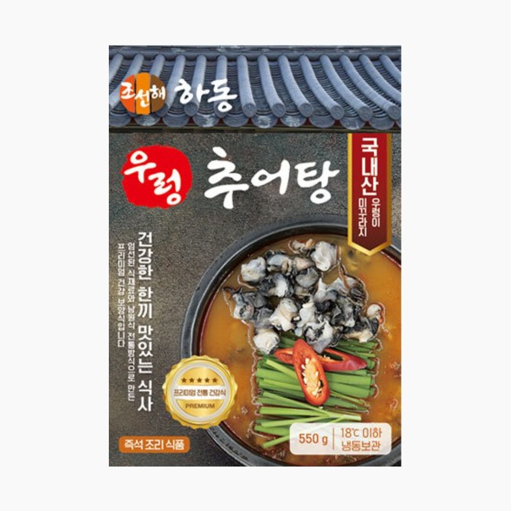 더식구 하동 우렁 추어탕 550g : THE 식구
