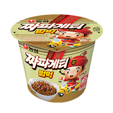 농심 멸치칼국수사발 16입 컵라면 새참 : 새참