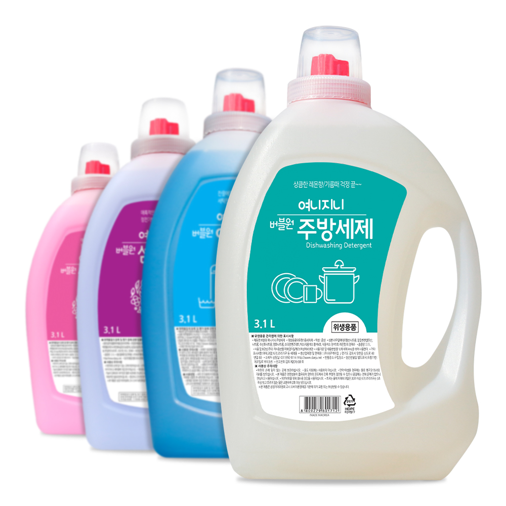 대주 여니지니 드럼일반겸용 세탁세제 섬유유연제 3.1L : 더샤인 생활