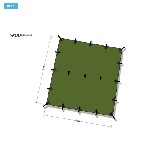 DD Tarp 4x4 Forest Green Limited Edition 한정판 디디타프 당일발송 : 호방 인아웃도어