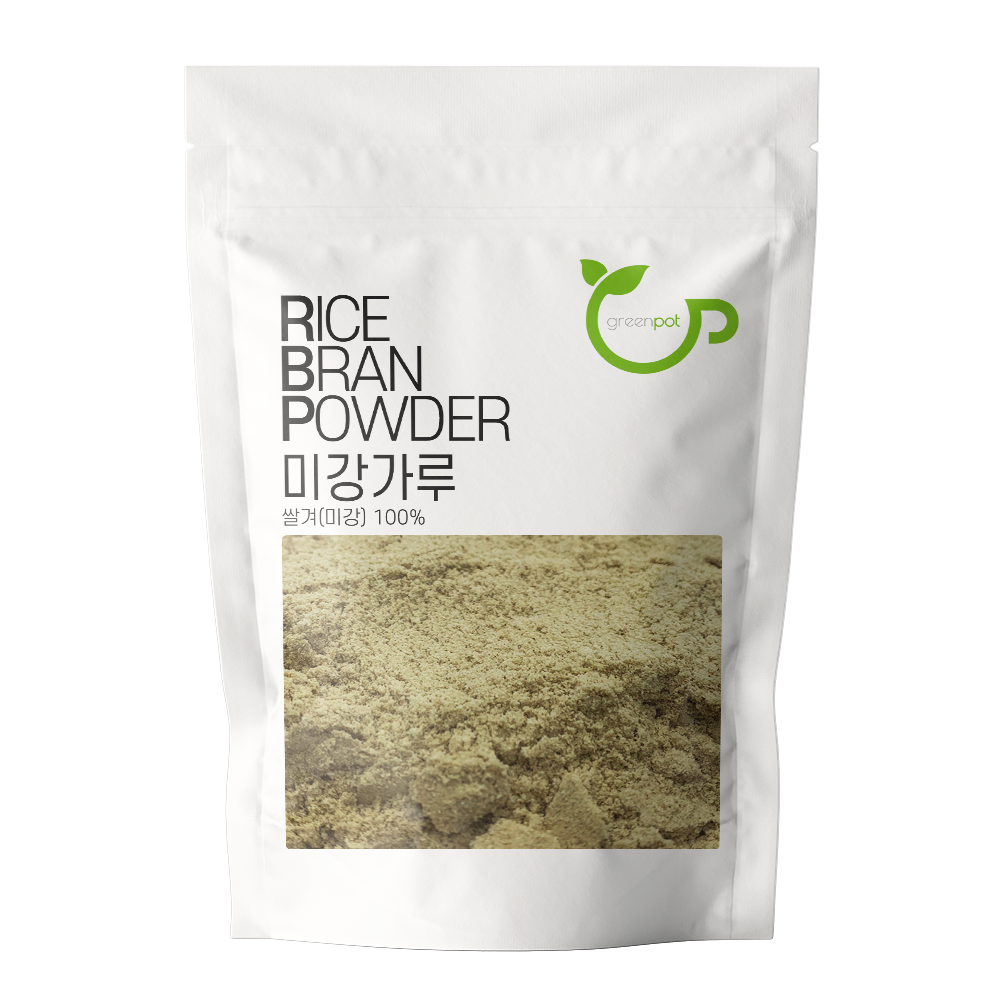 그린팟 국산 미강가루 쌀겨분말 500g, 1kg : 그린팟 Greenpot