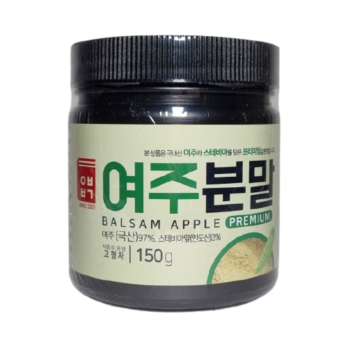 웰빙백과 여주 분말 150g 가족 건강 영양제 헬스 보충제 함유 가루 국내산 : 프롬로이
